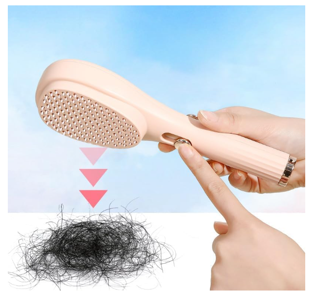 Auto-Cleanse Detangling Hairbrush and Massager™