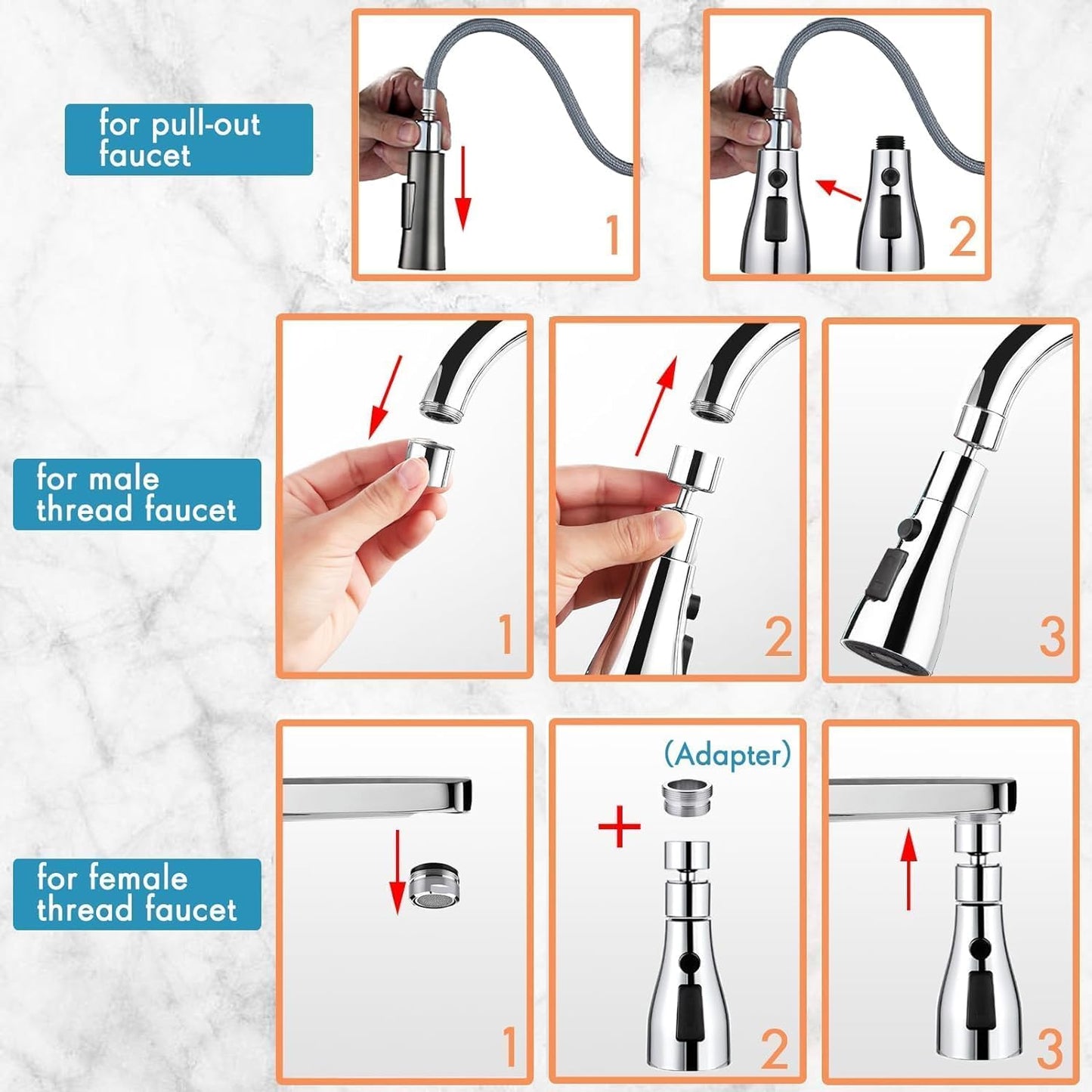 Tap Extender For Kitchen Sink™