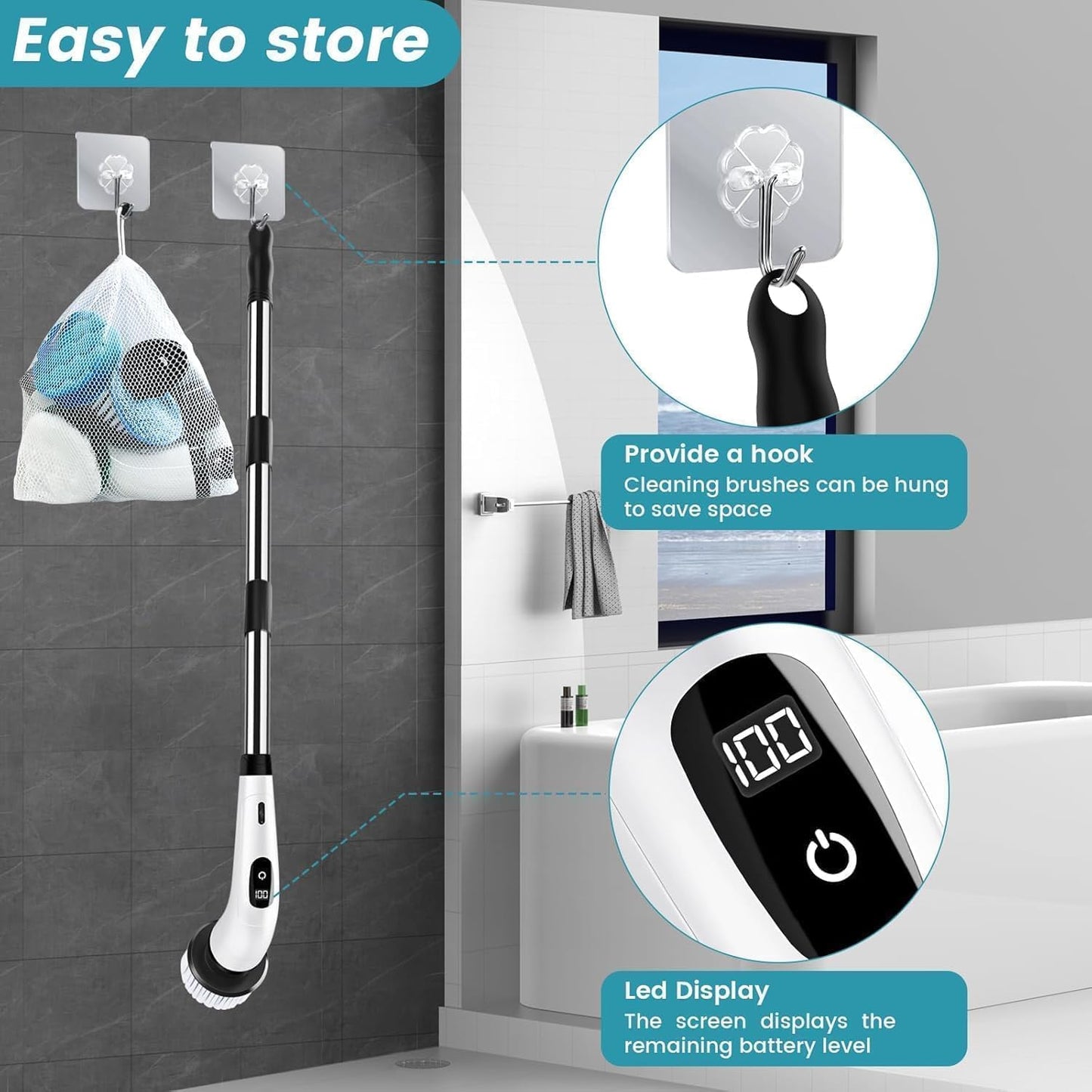 Electric Spin Scrubber Cleaning Brush™