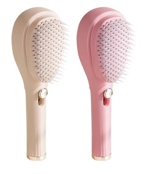 Auto-Cleanse Detangling Hairbrush and Massager™
